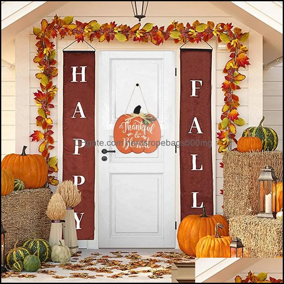 Garden Decorations Manufacturers directly provide wooden harvest festival Thanksgiving pumpkin home decoration listing creative indoor and outdoor