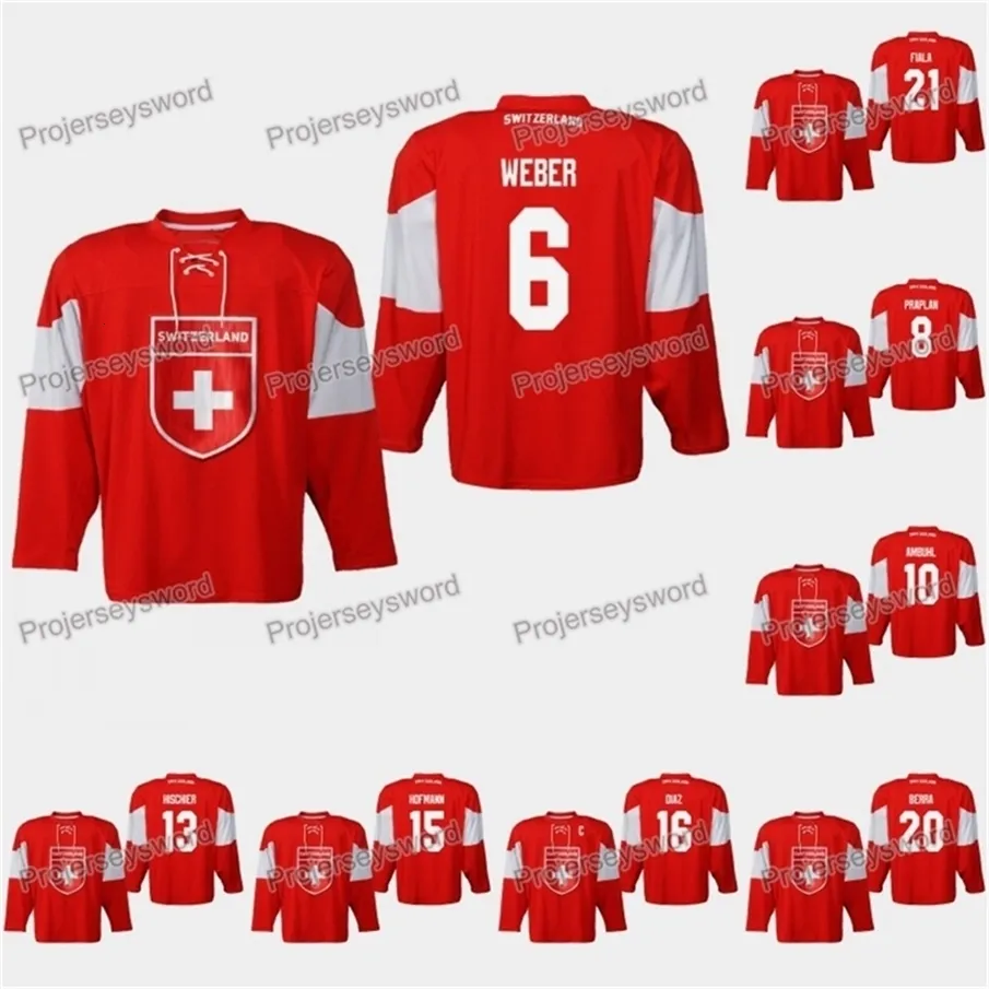 VipCeoMit Svizzera Yannick Weber 2019 IIHF World Championship Maglia Vincent Praplan Nico Hischier Raphael Diaz Reto Berra Kevin Fiala Lukas Frick