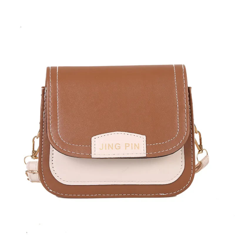 HBP Women Lady Messenger väskor Små mönster Satchel Luxurys designers äkta läder axelväska kedja handväskor handväska man mini