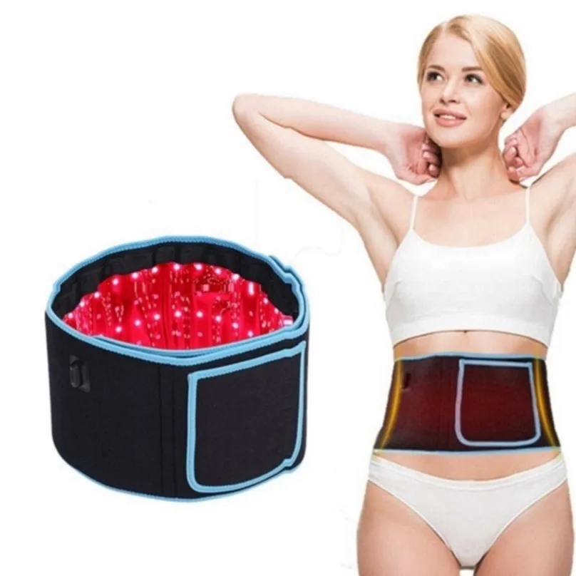 Slimming Belt Factory direct sell 660Nm 850Nm Waist Back Pain Relief Physical Therapy Devices Massage Red LED Light Therapy Belts