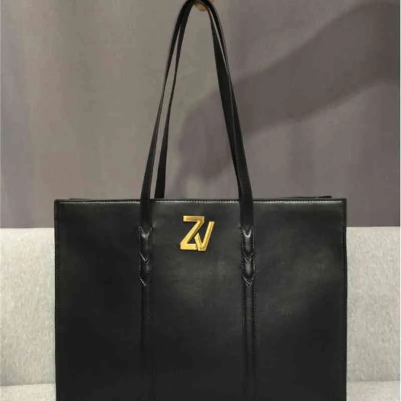 Tote s Borse Famoso designer Zv Grande capacità Casual Morto Borsa a tracolla in vera pelle di alta qualità Messenger Borse da donna di moda 216Y