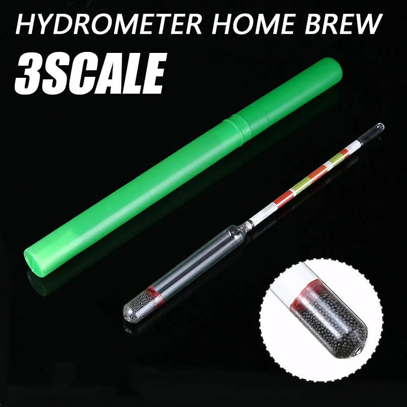 Wholesale Self Brewed Triple Scale Hydrometer For Wine, Beer, And Cider ...