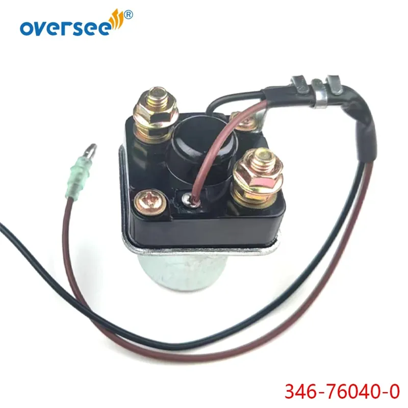 346-76040 Relaisonderdelen voor Tohatsu Buitenboord startstartsolenoïde 2T 25HP 30HP 40HP 50HP M25C M30A 2-slag 346-76040-0