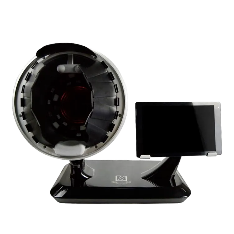 Analizador de piel 3D todo en uno, escáner portátil con sistema de análisis Facial Digital, espejo mágico con luz Uv + Rgb + Pl