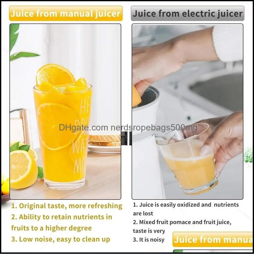 3 Size Chose Fruit tools Juice Squeezer Manual Juicer Aluminum Alloy Hand Press Detachable Orange Lime For Pressing Lemons SEAWAY