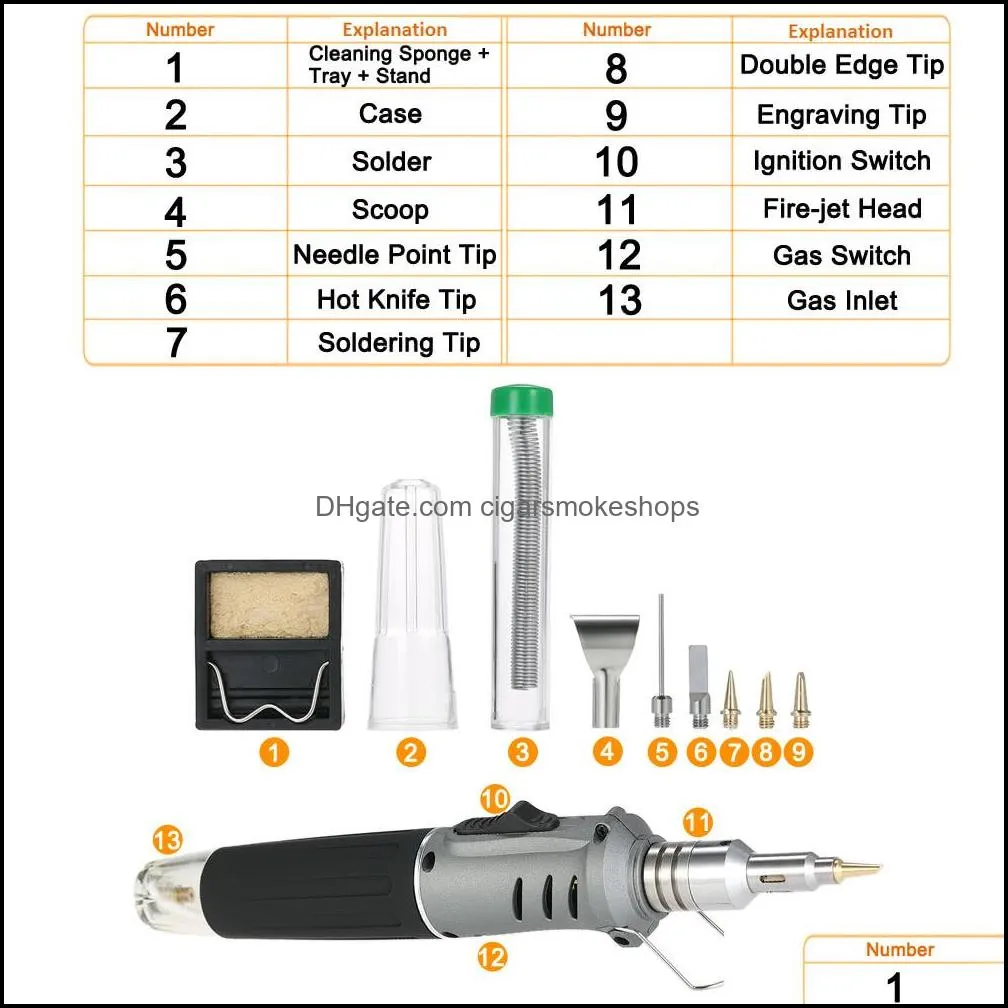 Electric Temperature Soldering Iron Tip Kit Welding Solder Needle Point Tips Pencil Repair Tool