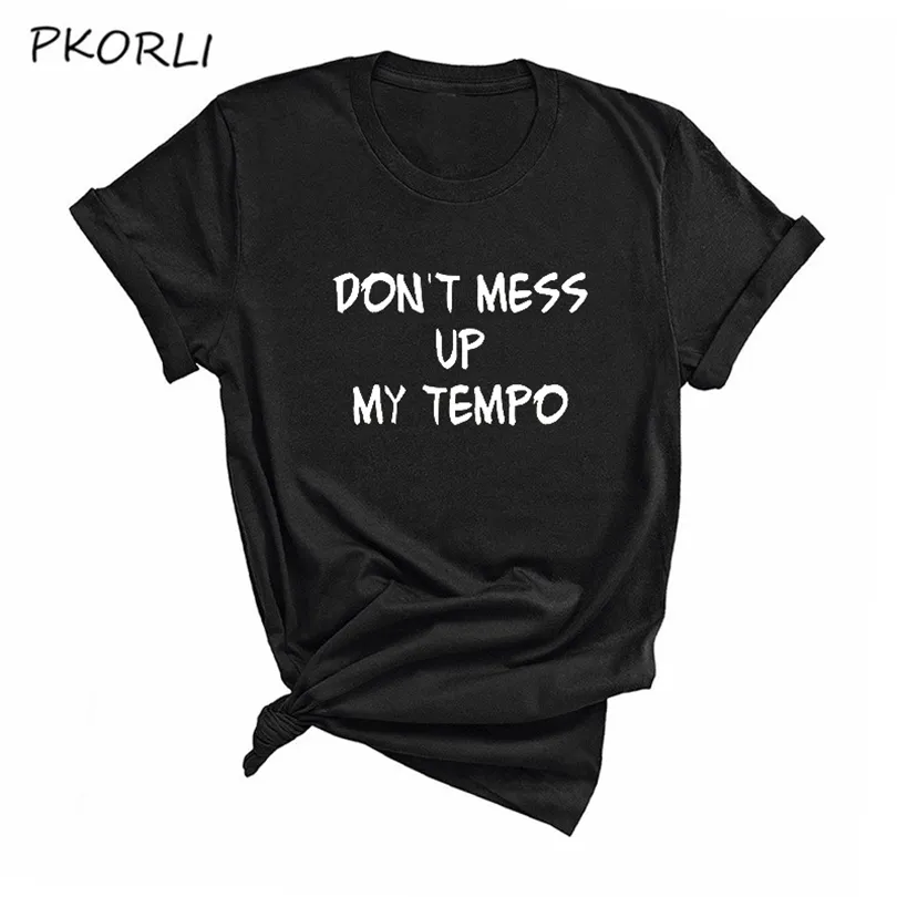 exo tempo kpop printed tshirt 여자 남자 캐주얼 내 템포 티셔츠 kpop 패션 유니esx 의류 tee t200614