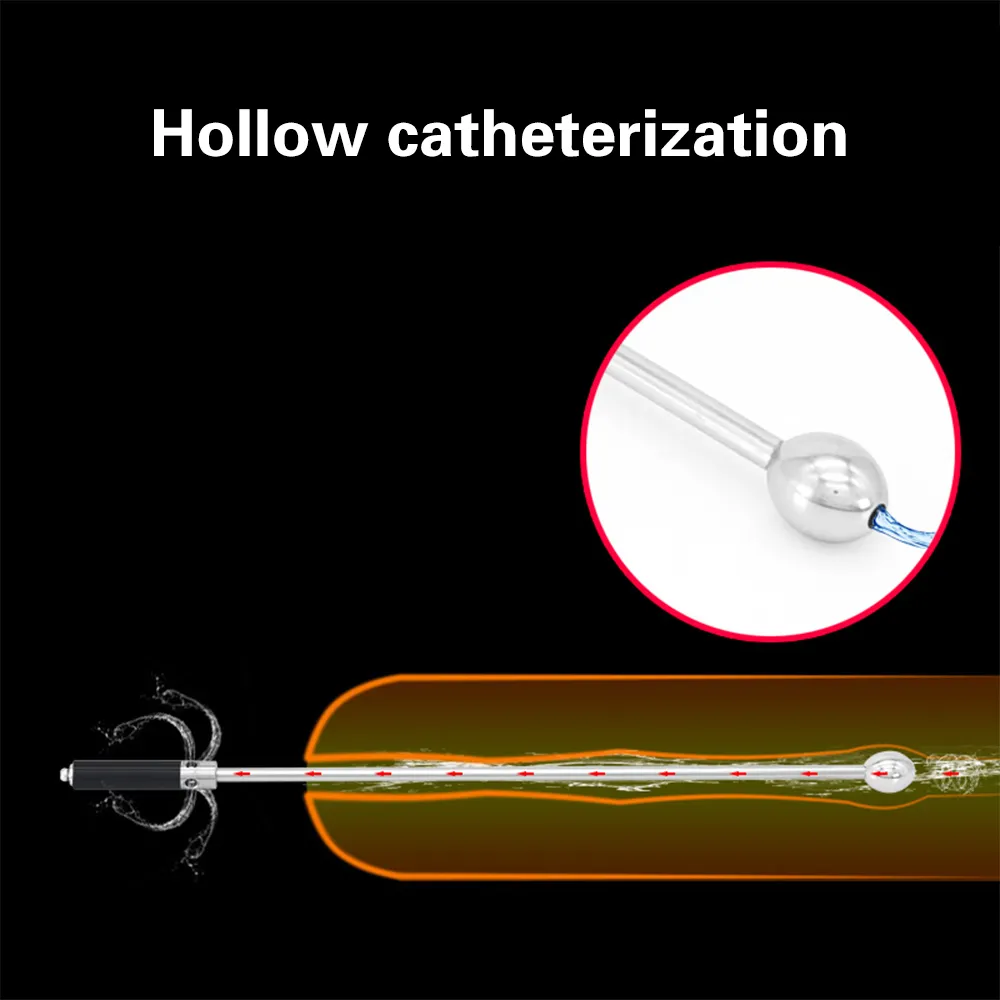 Sm Mâle Électro Choc Sexy Plug Plum Cathéter Urétral Sons Dilator  