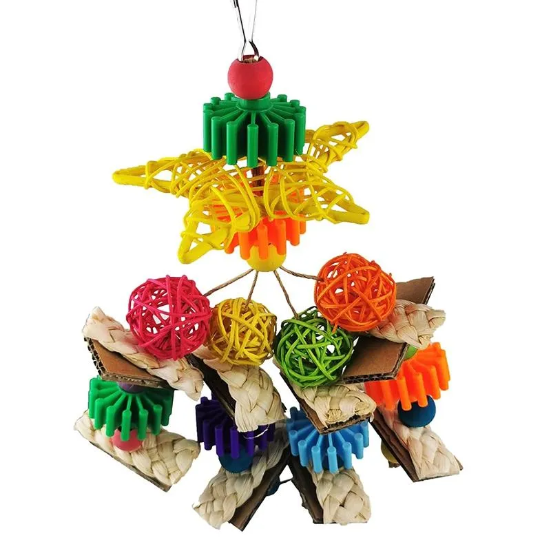 Other Bird Supplies Parrot Toys,Parrot Chewing And Climbing Toys, For Small Parrots, Budgies, Macaws,Bird Cage Accessories Decoration