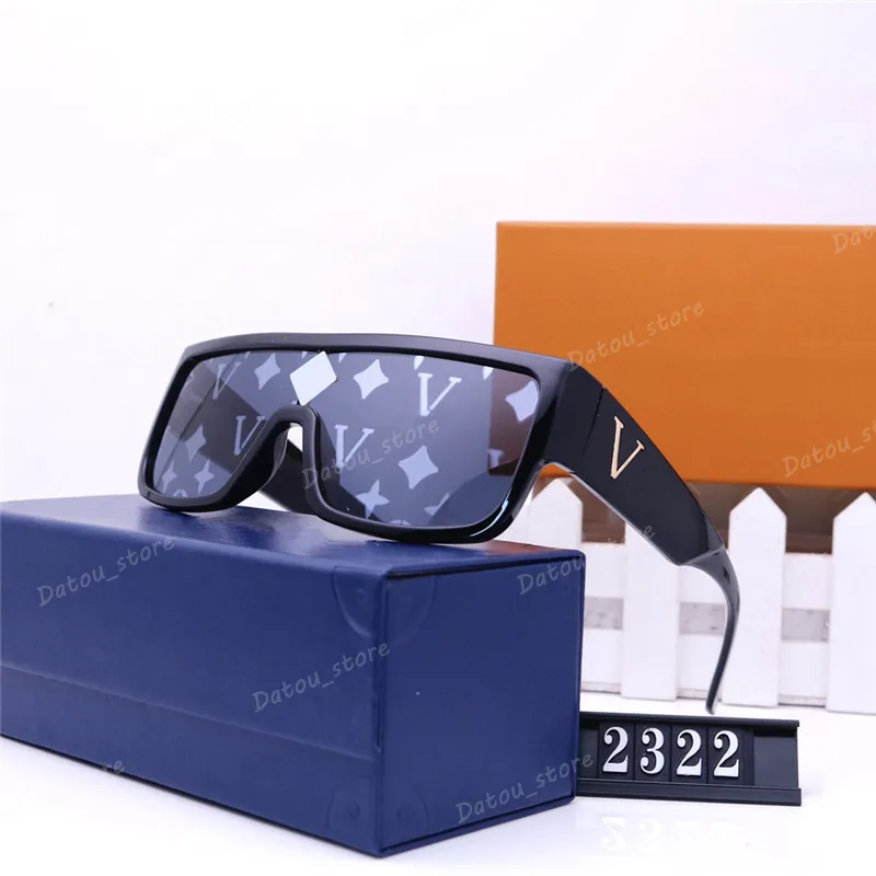 Duże okulary przeciwsłoneczne męskie designerskie okulary przeciwsłoneczne dla kobiety luksusowa marka list boczne męskie maska sportowa okulary damskie okulary przeciwsłoneczne