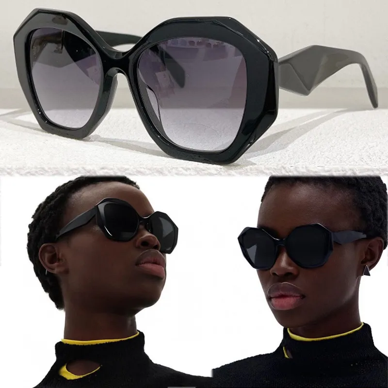occhiali da sole da uomo di design da donna Symbole SPR 16W dal design oversize caratterizzato da linee geometriche e volume significativo. Cornice audace con scatola originale