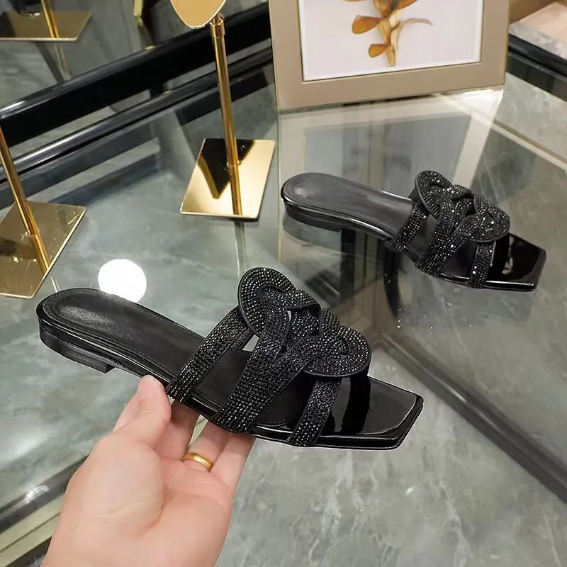 Thin strap sales slippers
