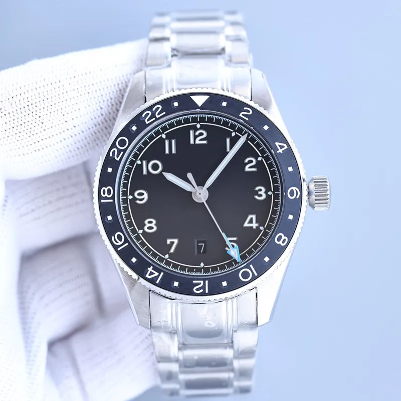 Longin 100 m longine rörelse mekanisk klocka automatiska män klockor 42 mm affärs armbandsur safir vattentät longiness longines simning 904l rostfritt st