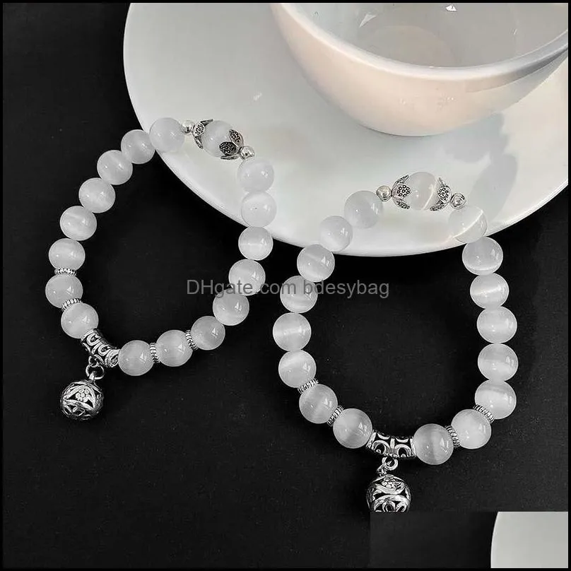 link, chain xiaoboacc women opal bracelet korean fashion crystal hand jewelry 2021 trend