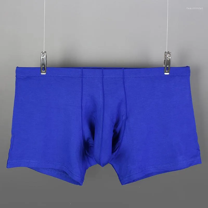 Onderbroek mannen ondergoed bokser modale cuecas boksers heren shorts lage taille u convex zakje olifant neus ademende underpantsunderpants