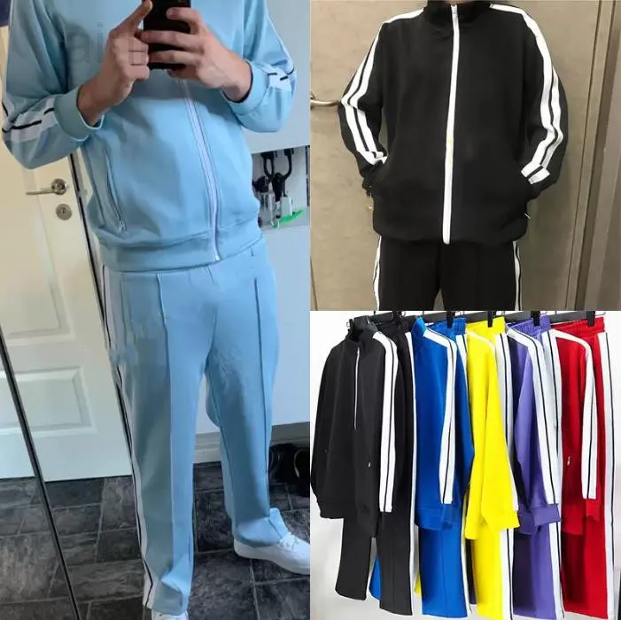 Takipler Erkek Kadın Trailtsits Sweatshirts Fermuarlık Ceket Jogging Suits Men Fashion Track Sweat Takım