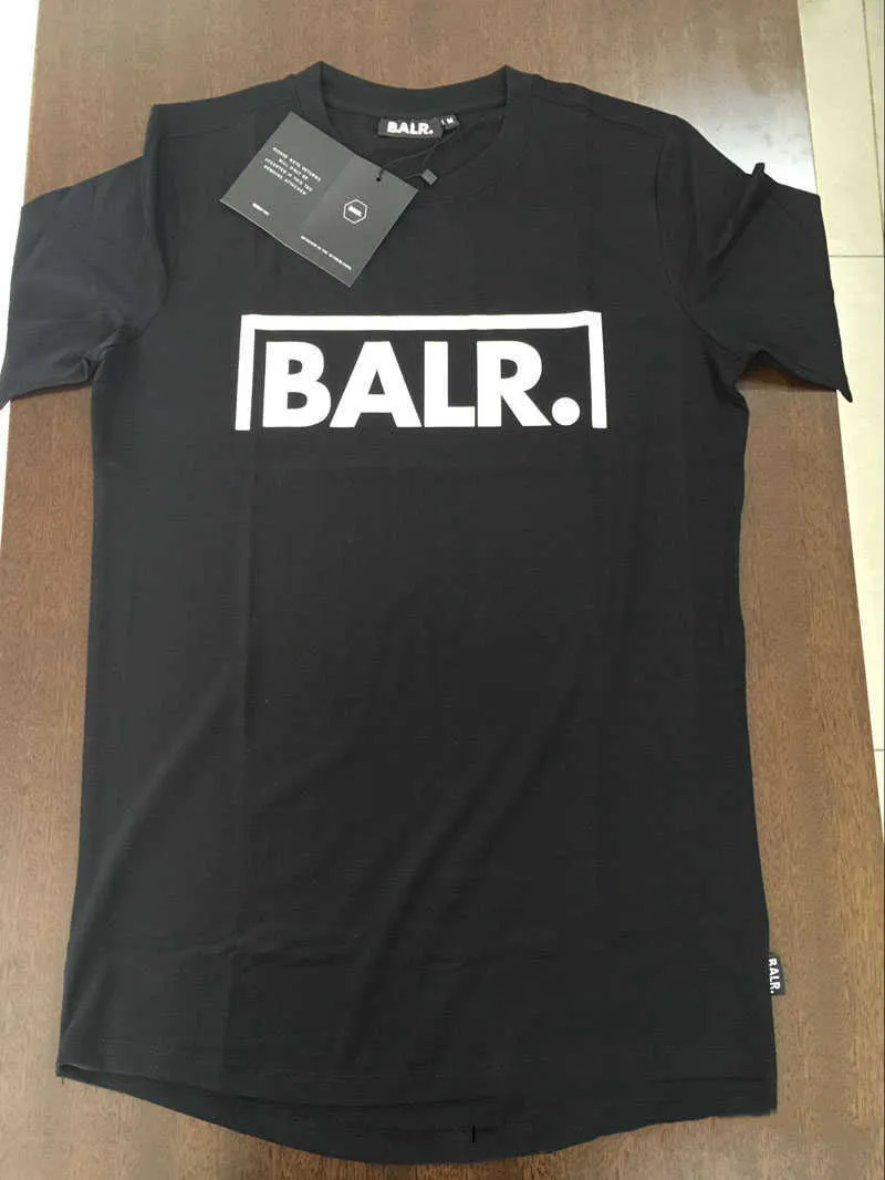 BALR T SHIRT MAN 2019 Half Frame Euro Size Goal Print BALRED T Shirt ...