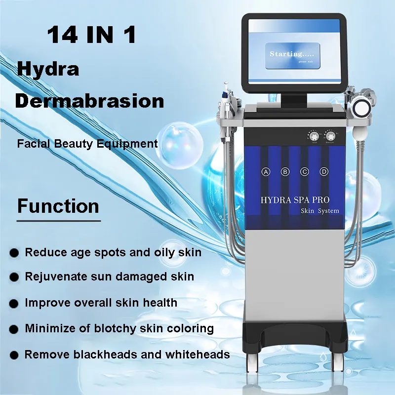 Oxygen Facial Machine Hydro Microdermabrasion Skin Care Rejuvenation SPA Home use Wrinkle Removal Treatment Hydra Beauty Machine