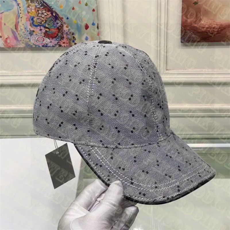 Kobiety mężczyzn Designerskie czapki golfowe list z drukowaniem czapki na zewnątrz, korzystająca czapka regulowana kapelusz snapback