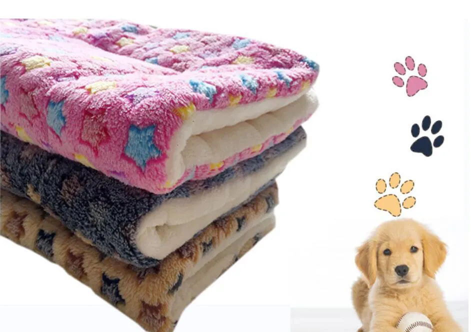 Pet plus coton tapis en gros chat chenil tapis de couchage chien chenil corail polaire couverture
