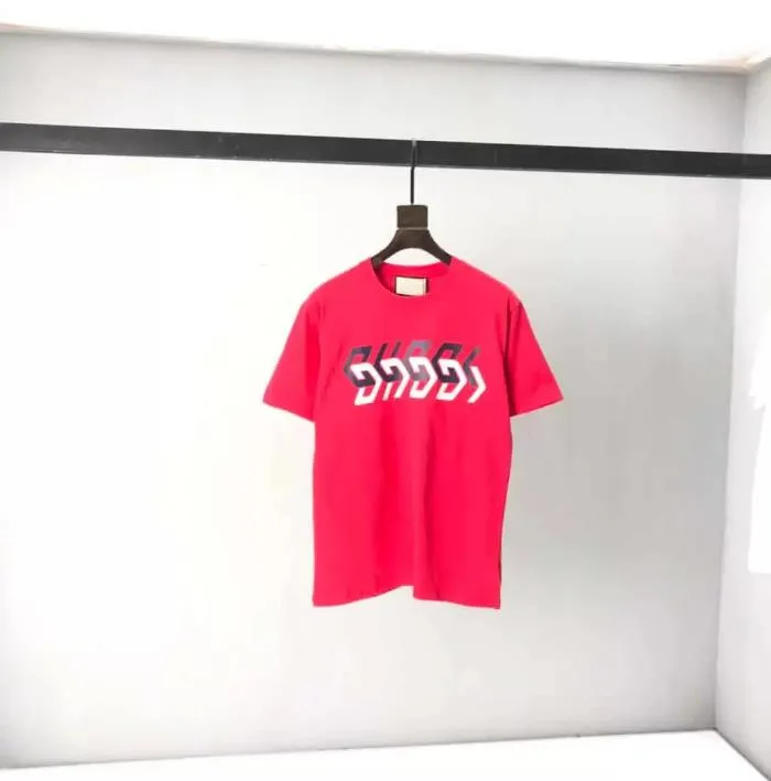 22SS primavera Camiseta para hombre Diseñador 3D Letras camiseta Impreso Estilista Casual Verano Ropa transpirable Hombres Mujeres Ropa de calidad superior Parejas