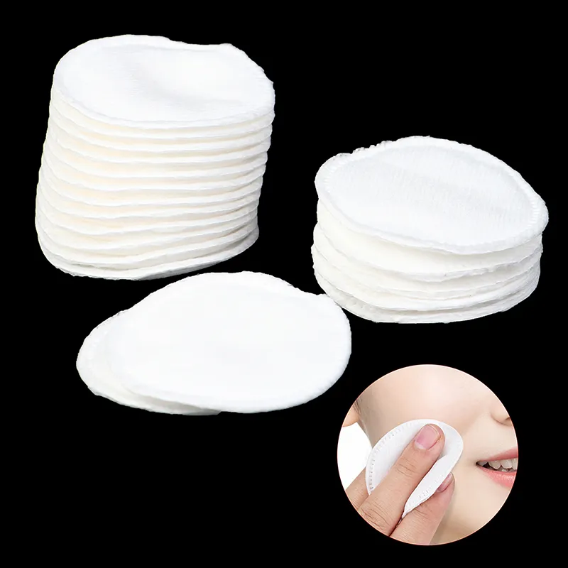 100 pezzi di rimozione del trucco riutilizzabili cuscinetti di cotone lavabili lavabili per pulizia del viso per pulizia del viso per la cura della pelle cuscinetti per utensili per la cura della pelle