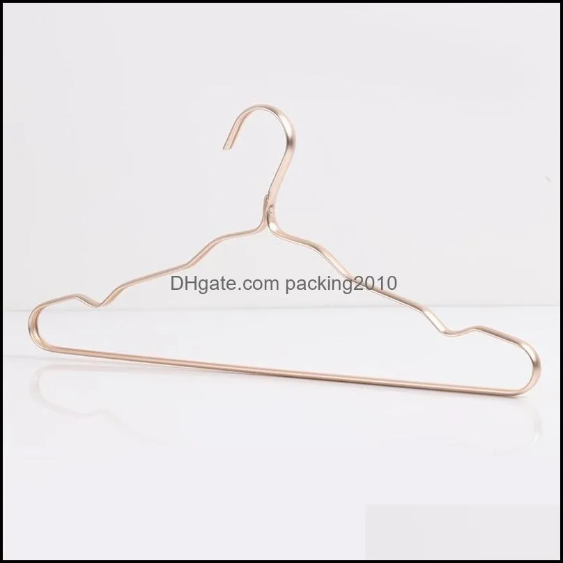 1.2cm Clothes Hangers Non Slip Dry And Wet Rack Aluminium Alloy Clothing Support No Fading Multi Color Options 2 2sf G2