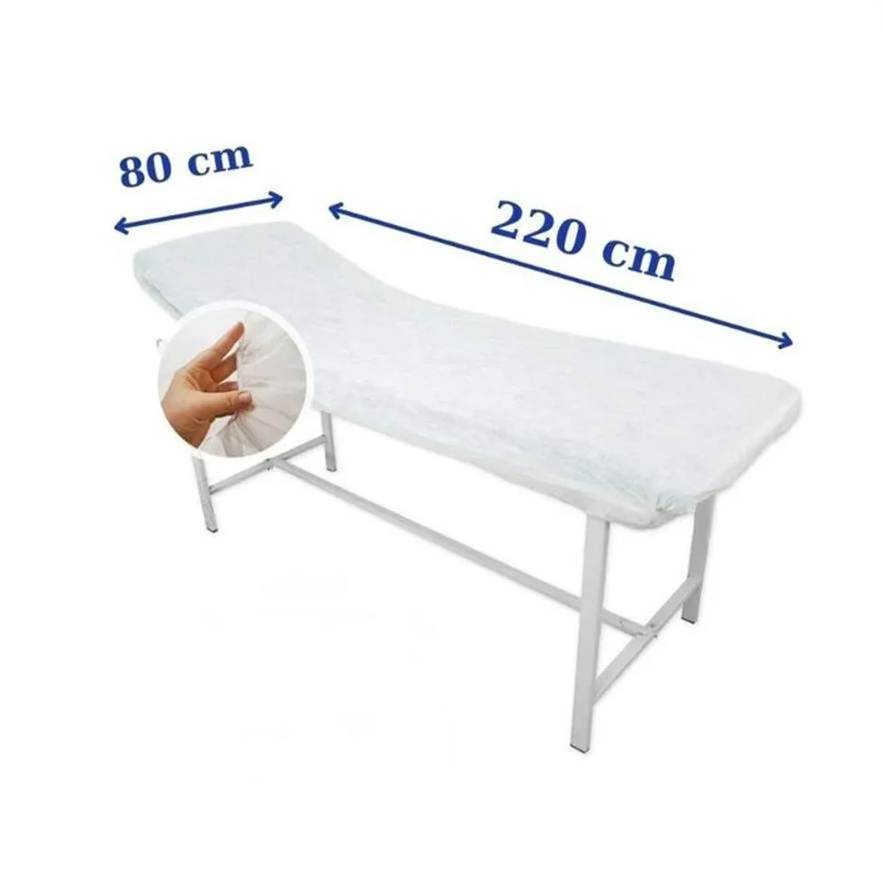 Disposable Table Covers Tissue/Poly Flat Stretcher Sheets Underpad Cover Fitted Massage Beauty Care Accessories 80x220cm236K297s