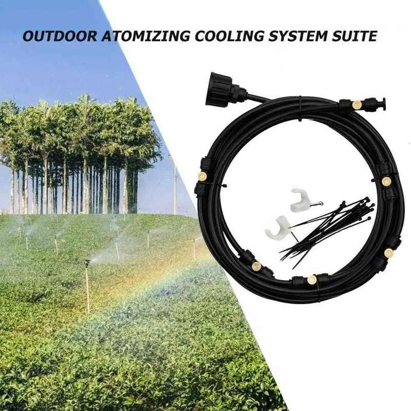 Outdoor Misting Cooling System Kit For Greenhouse Garden Irrigation