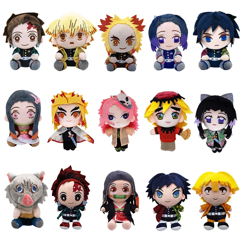 Demon Slayer Plush Toy Manga Tanjiro Nezuko Agatsuma Zenitsu inosuke tomioka yoshio