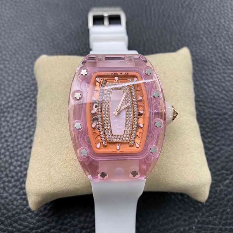 Watches Wristwatch Designer Luxury Mens Mechanical Watch Richa Milles Rm07-02 Fully Automatic Movement Sapphire Mirror Rubber Watchband Wat