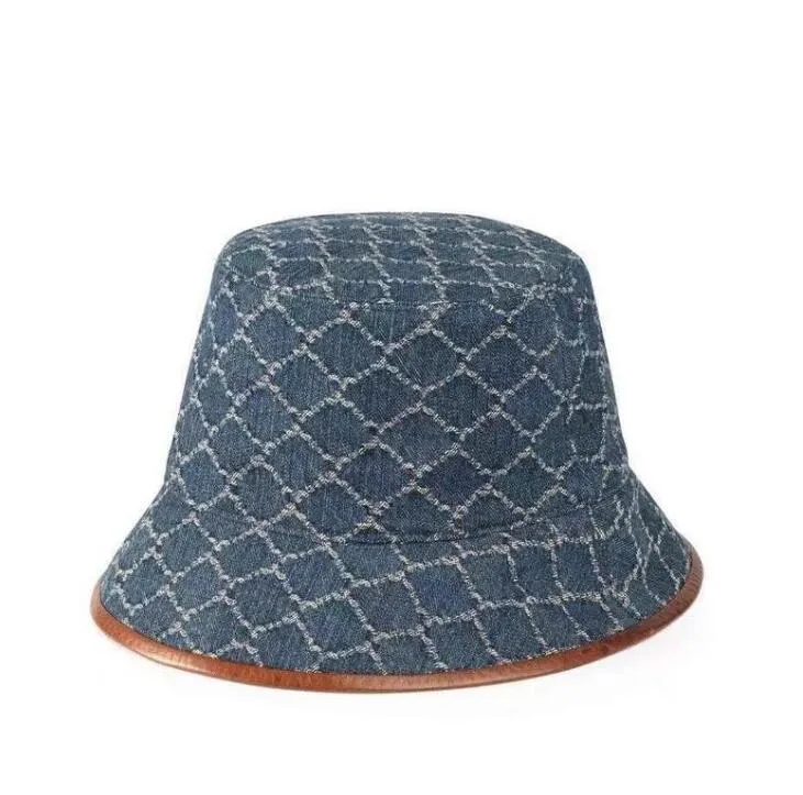 Luxurys Fashion Designers Lettera Cappello a secchiello per uomo Cappelli pieghevoli da donna Nero Fisherman Beach Visiera parasole a tesa larga ha2437