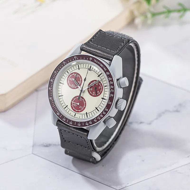 New Men's Watch Movement Advanced Customized Automatic Mechanical Case Top 316 Stainless Steel Strap Imported Leather Strap