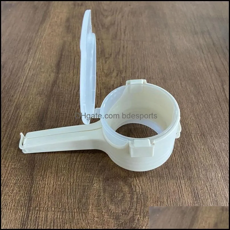 Seal Pour Food Storage Bag Clips Food Sealing Effect Clamp With Large Discharge Nozzle Kitchen Storages Clip Tools 20220520 E3