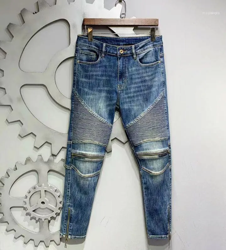 Men's Jeans Pantalones Vaqueros SA09181 Para Hombre, Ropa De Moda Marca Famosa Lujo, Diseño Europeo, Estilo Fiesta, 2022