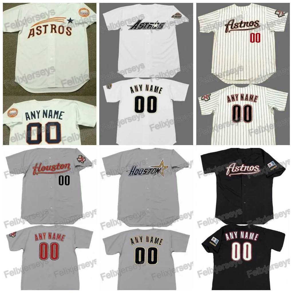 Benutzerdefinierte Colt JEFF BAGWELL CRAIG BIGGIO JOSE ALTUVE CARLOS CORREA GEORGE SPRINGER KEN CAMINITI NOLAN RYAN Baseball Jersey