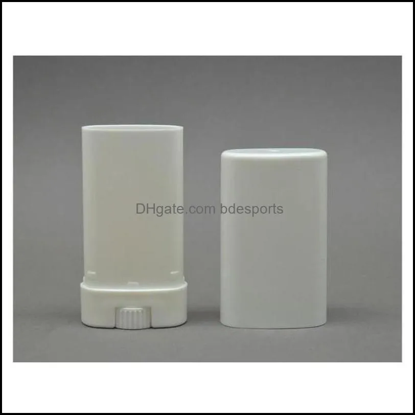 Bottles Packing Office School Business & Industrial Drop Delivery 2021 Empty Plastic Oval Deodorant Containers Balm Tubes With Lid Caps