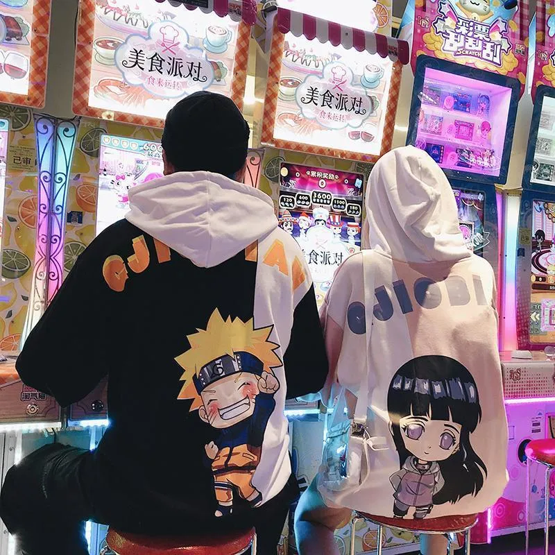 Anime sales couple hoodies