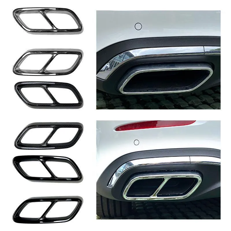 Manifold & Parts 2x Exhaust Pipe Cover Trim Accessories Sticks Covers For X253 2022-2022 C GLC