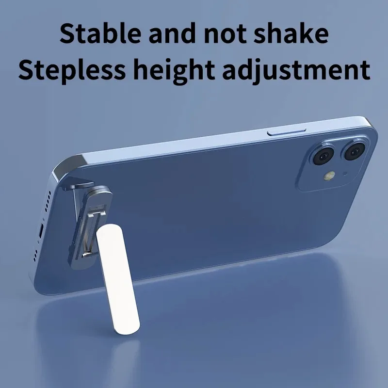 Supporto per telefono magnetico Supporto per telefono pieghevole in alluminio Mini supporto invisibile Supporto in metallo di alta qualità 360 Staffa girevole