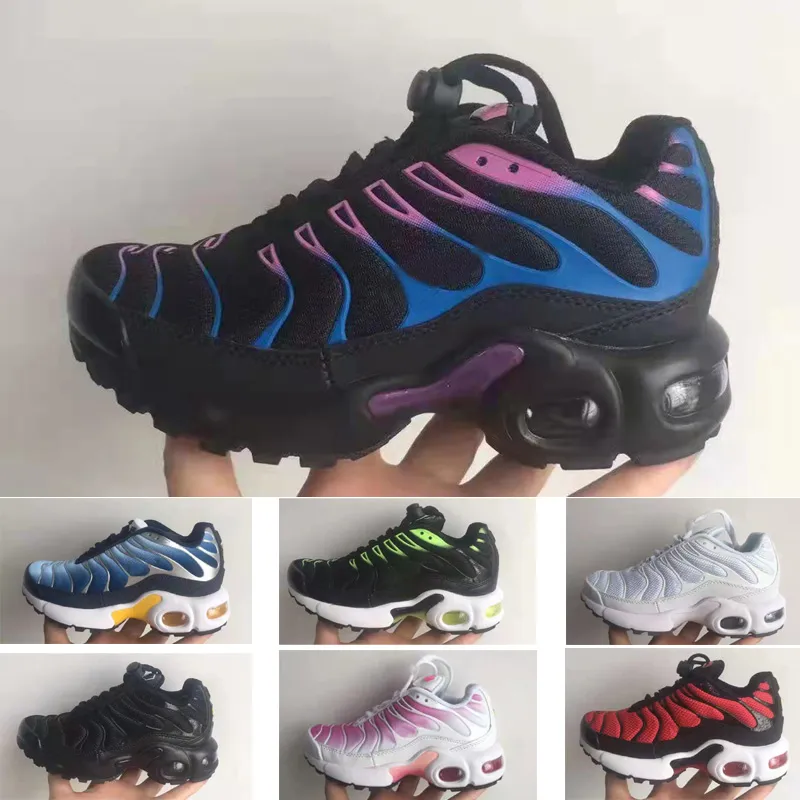 TN Plus Air Summer Buty Buty do biegania chłopiec dziewczyna młodzież Kid Sport Sport Sneaker Rozmiar 28-35