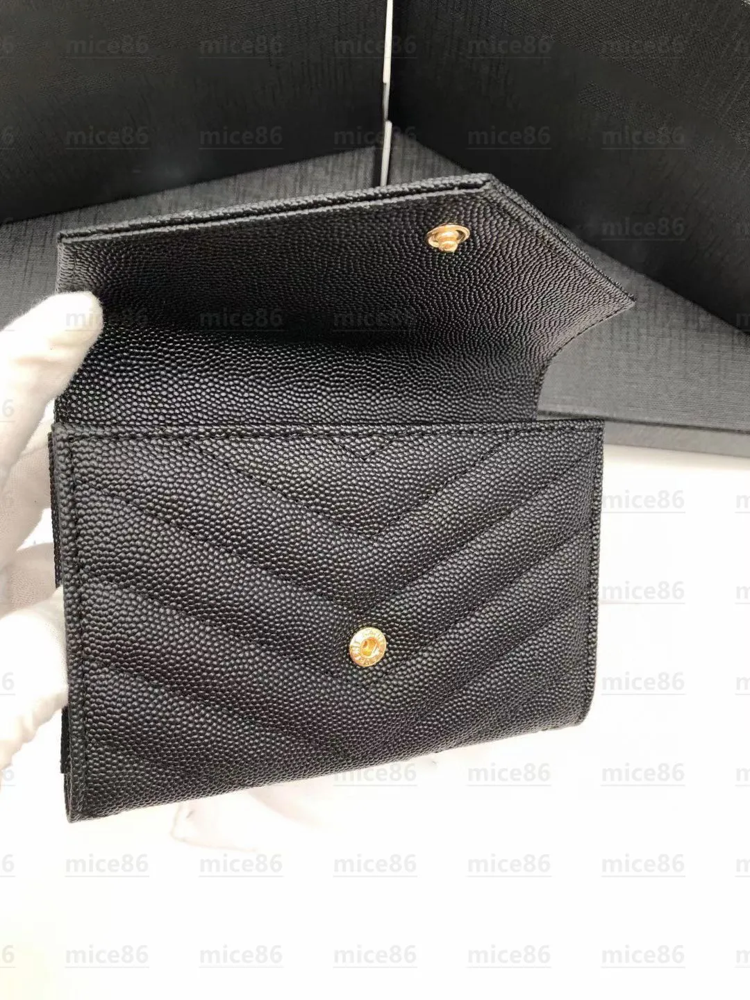 High quality Genuine Luxurys Designers Leathe Wallets Purse Holder Fashion SINGLE Men Women's Card Holders Black Mini Wa242a