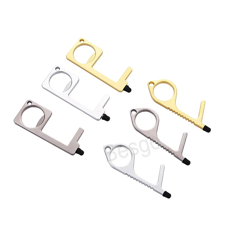 anti contact door bopeer non-conctact press tool extens keychain no touch arse doors operers extract