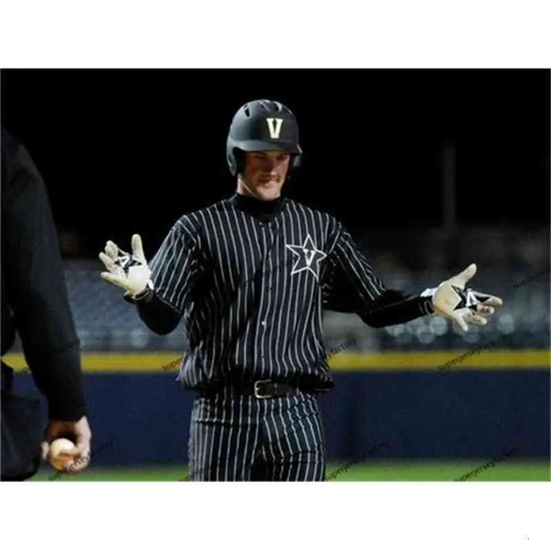 Vanderbilt pinstripe baseball sales jersey