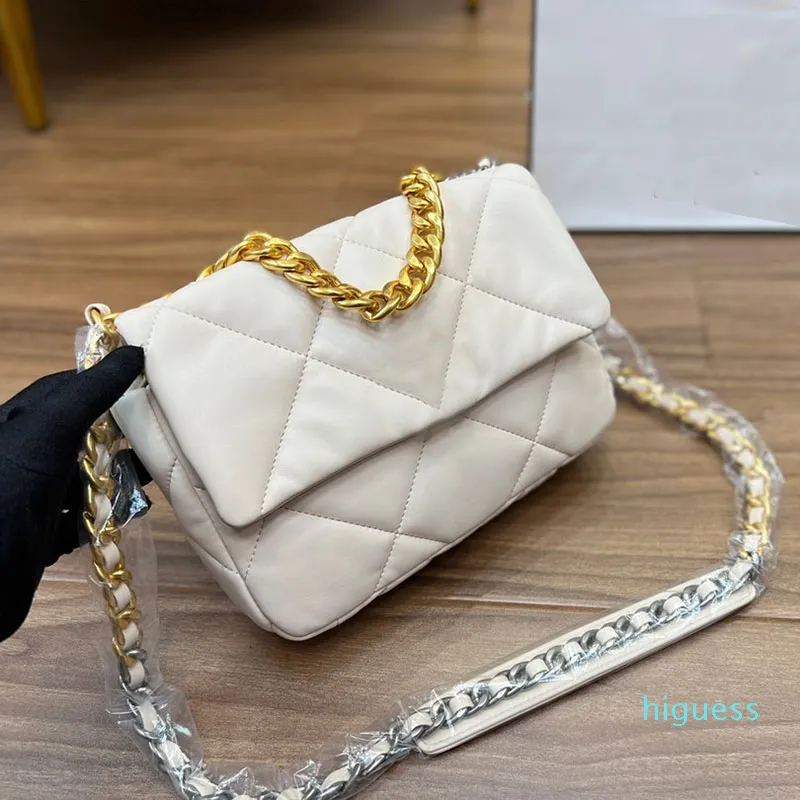 2022SS Women Luxury Designer Shoulder Bag Fashion Classic Flap Diamond Lattice Quilted Crossbody Gold Chain Large Capacity Multi Pochettes Cosmetic Coin Purse