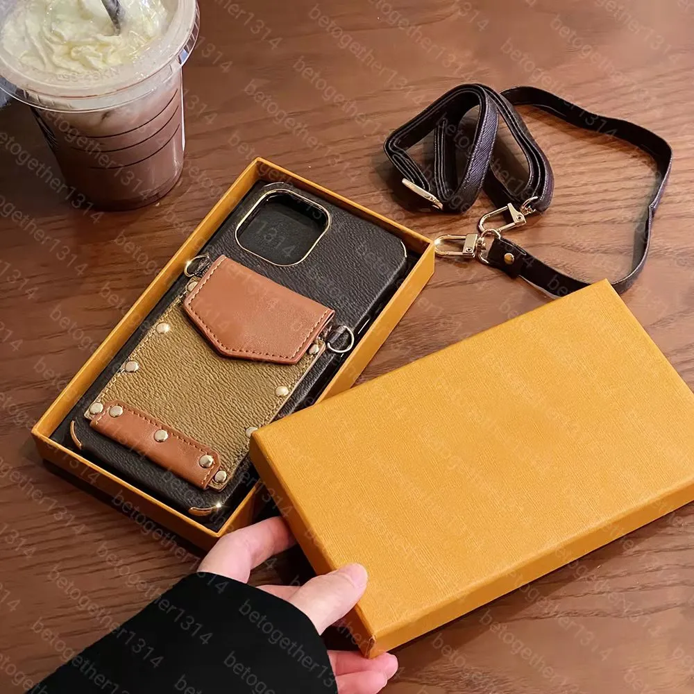 Leather removable card phone cases designer 13 promax integrated anti-drop phone case iphone 11 12mini XR XS 7/8plus premium zero wallet