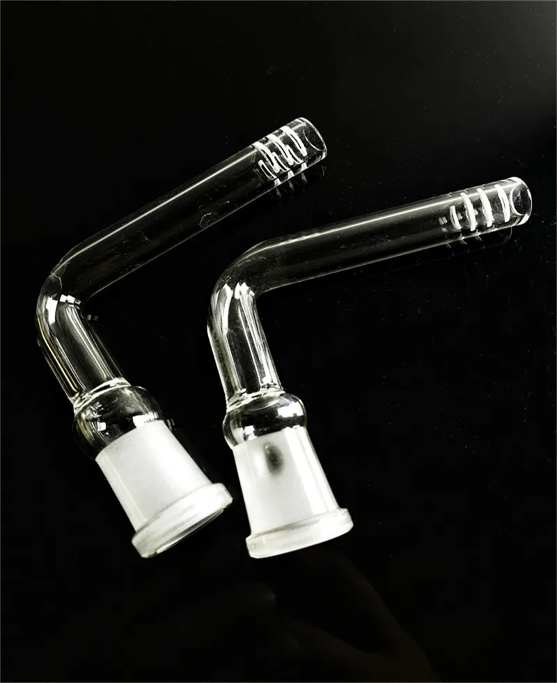 Tubi in vetro Bong Downstem 90 gradi 14 mm per pipe ad acqua per fumatori Beaker