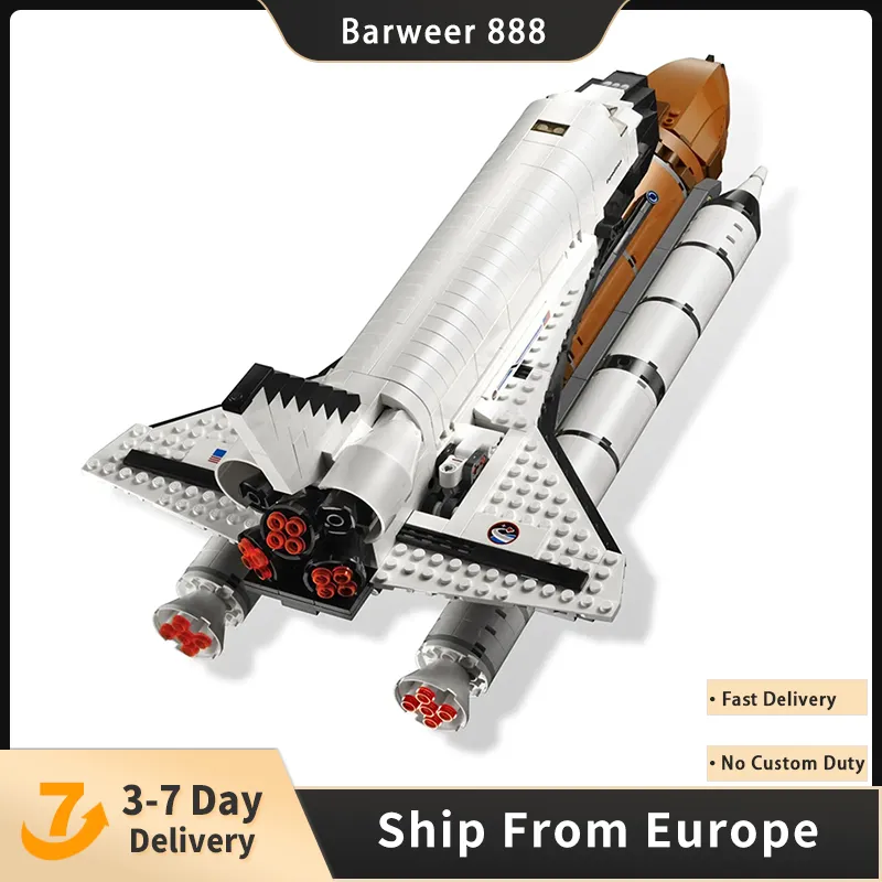 Bloco do Criador 16014 fora de impressão Expedição de ônibus espacial Modelo 1230pcs BuildingBlocks Bricks Kits Children Kits Set Compatible 10231