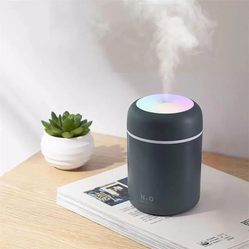 Portable Air Humidifier 300ml Ultrasonic Aroma  Oil Diffuser USB Cool Mist Maker Purifier Aromatherapy for Car Home