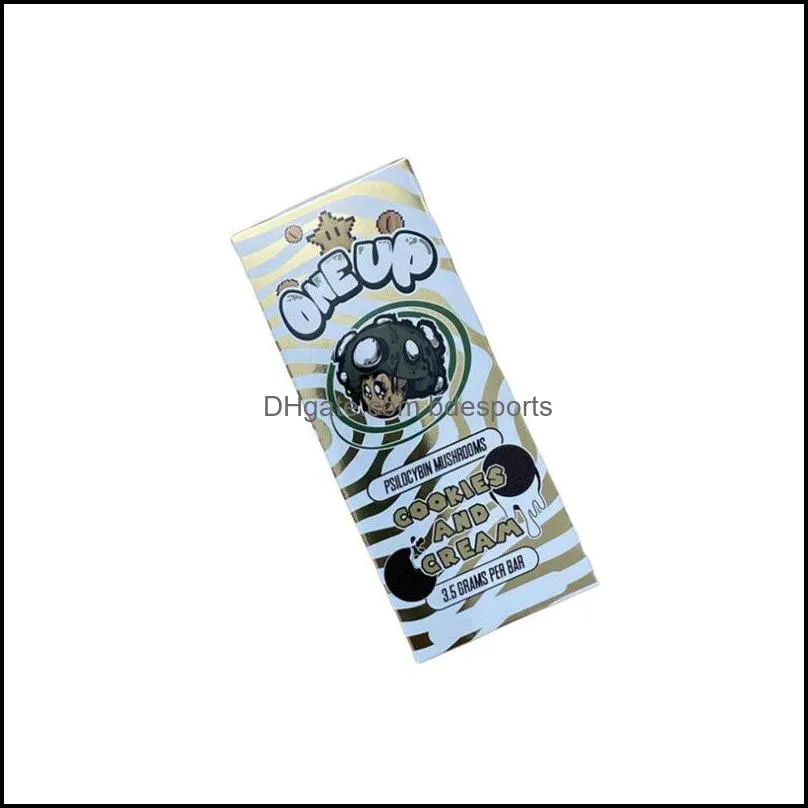 Chocolate Bar One Up Packing Boxes Mushroom Oneup Display Package Box Mold Mod Compitable Packaging Pack 3.5 Gram jllVUk